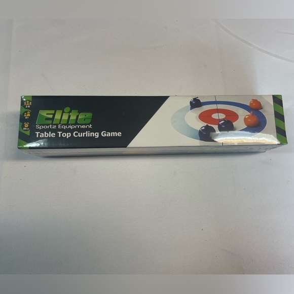 New in box table top curling game. - Picture 2 of 2